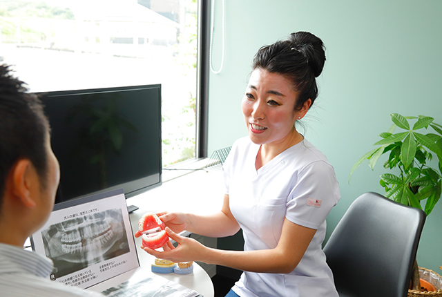 歯科医師による現状説明